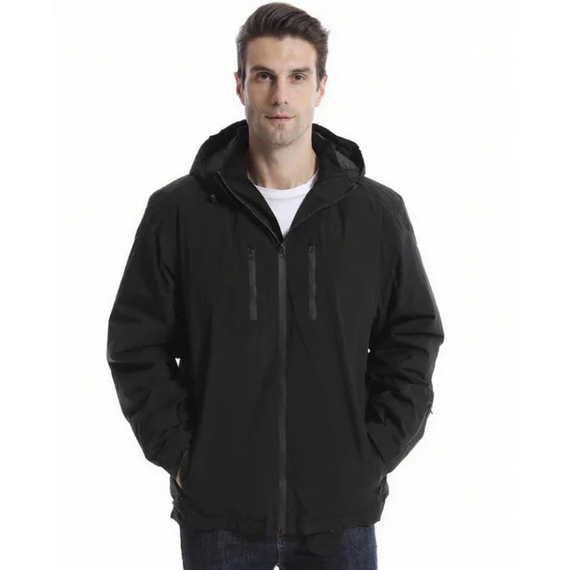 Load image into Gallery viewer, SNOW DEER Heated Jacket for Men &amp; Women – 5 Heating Zones, 3 Temp Levels, Waterproof Windproof Heated Coat with 7.4V 5000mAh Battery for Winter Outdoor Activities
