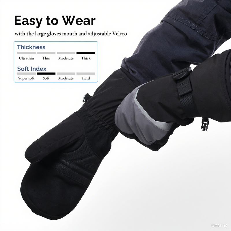 Load image into Gallery viewer, SNOW DEER Heated Mittens Gloves for Women Men 7.4V 2200MAH Electric Rechargeable Waterproof Ski Gloves for Winter Work Skiing Snowboarding Hiking Fishing Camping
