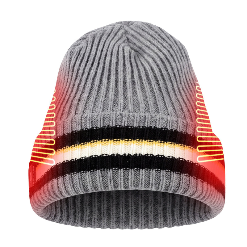 Load image into Gallery viewer, SNOW DEER Heated Beanie Hat for Men Women, 7.4V 6W Electric Heated Hat with 3 Temperature Settings, 2200mAh Rechargeable Winter Warm Hat for Skiing Cycling Hiking Outdoor Sports
