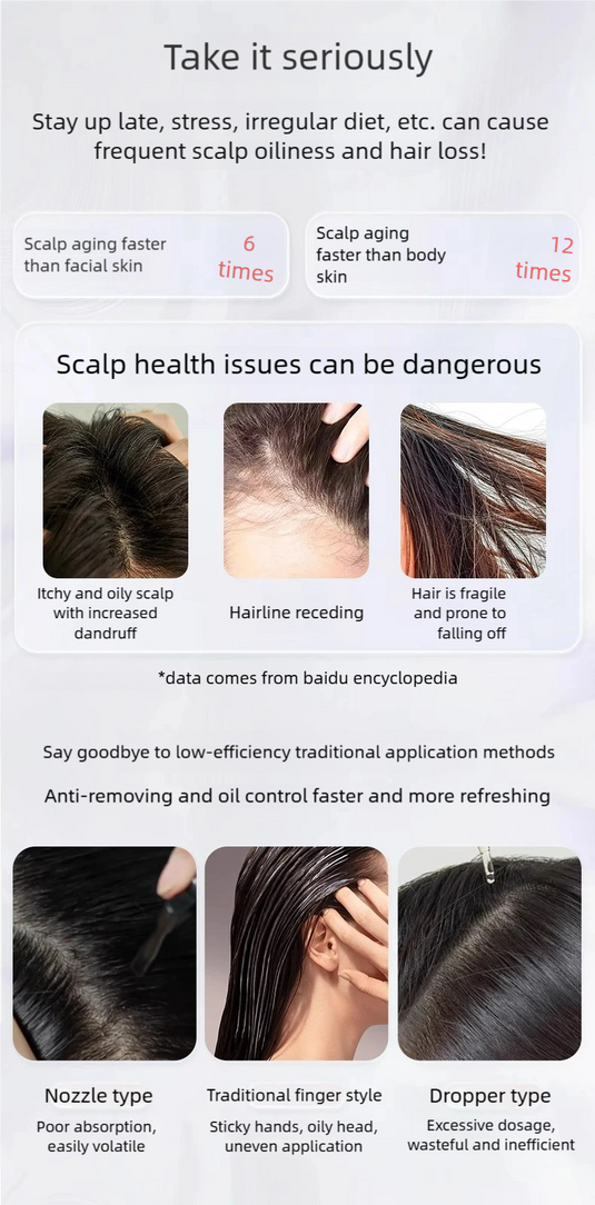 Red Light Scalp Massager Comb | 3 Modes, Waterproof, Rechargeable | Relaxation & Scalp Care Tool