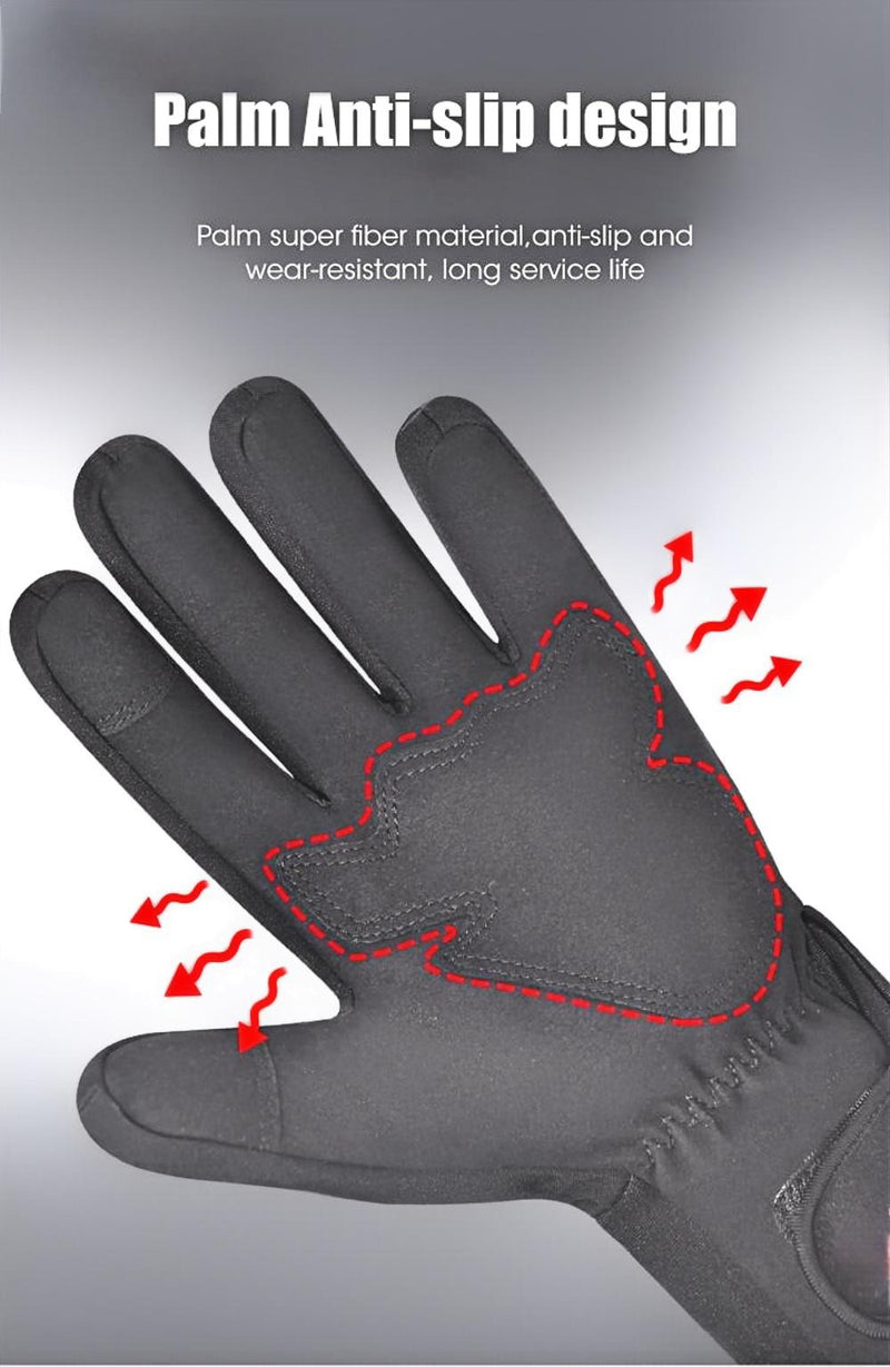 Load image into Gallery viewer, SNOW DEER Heated Gloves for Men Women, Touchscreen, Waterproof, Outdoor &amp; Indoor Hand Warmers for Climbing,Motorcycling,Skiing
