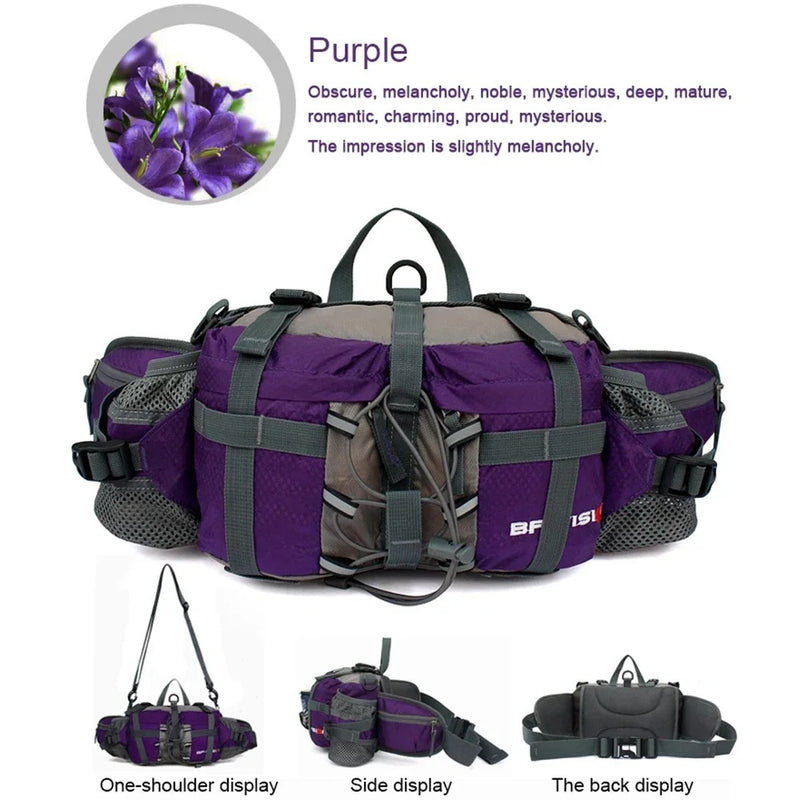 Load image into Gallery viewer, Portable Outdoor Sports Waist Pack 5L Waterproof Hiking Shoulder Bag Cycle Camping Travel Men Women Unisex Waterproof Waist Bag
