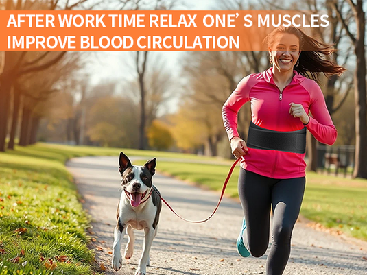 SNOW DEER Red Light Wellness Belt – 850nm Near-Infrared & 660nm Red Light for Muscle Comfort, Circulation Wellness, and Discomfort Management, with Timer and Controller