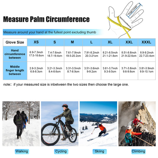 Snow deer Unisex Heated Gloves 7.4V 2200mAh Electric Rechargeable Winter Warm Glove Liners for Arthritis Raynaud Thin Gloves Riding Ski Snowboarding Hiking Cycling Hand Warmers