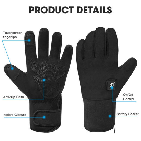 Snow Deer Heated Glove for Men Women, Rechargeable Battery Electric Savior Heated Gloves, Winter Warm Glove for Arthritis Raynaud, Gloves Riding Ski Snowboarding Hiking Cycling Hand Warmers