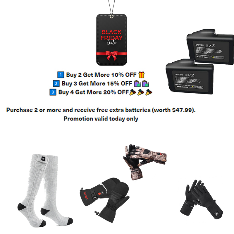 Load image into Gallery viewer, Snow Deer 7.4V Battery Heated  Leather Mittens
