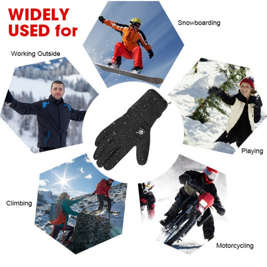 Snow Deer Heated Glove for Men Women, Rechargeable Battery Electric Savior Heated Gloves, Winter Warm Glove for Arthritis Raynaud, Gloves Riding Ski Snowboarding Hiking Cycling Hand Warmers