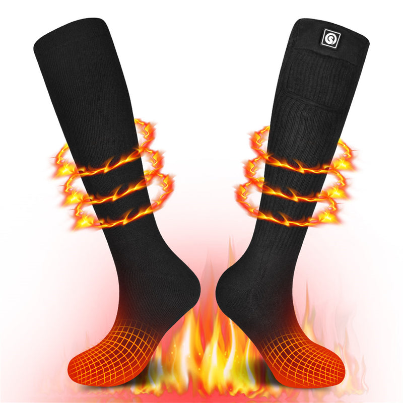 Load image into Gallery viewer, SNOW DEER Heated Socks for Men Women, Rechargeable Electric Socks for Cold Feet

