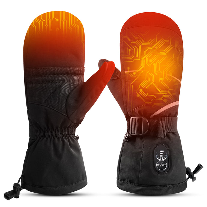 SNOW DEER Heated Gloves for Men Women, Electric Glove Rechargeable Battery Heated Hand for Motorcycle Biking Hunting Arthritis Skiing Working