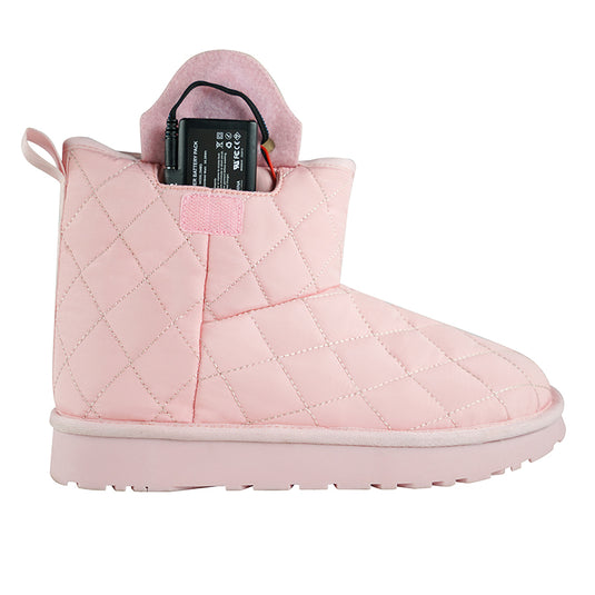 SNOW DEER Heated Boots Heated Shoes for Women Men,Electric Rechargeable Heated Foot Warmer for Feet,Stylish Winter Footwear