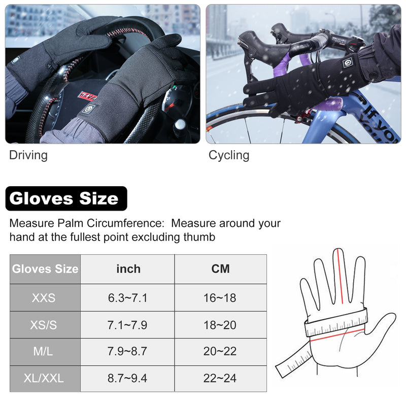 Load image into Gallery viewer, Snow Deer Heated Breathable Thin Glove Liners
