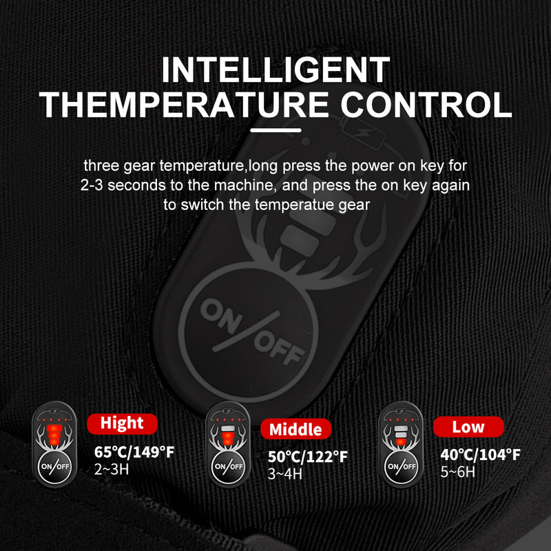 Load image into Gallery viewer, SNOW DEER Upgraded Heated Gloves Men Women,Ski Motorcycle Electric Battery Mittens Gloves
