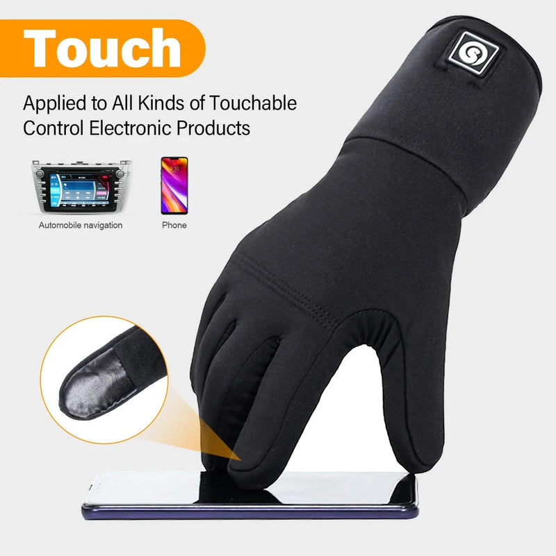 Load image into Gallery viewer, Snow Deer Heated Gloves Mittens for Men Women Supreme Feel Rechargeable Electric Battery Ski Snowboarding Hiking Cycling Hunting Gloves Hand Warmer Gift Idea
