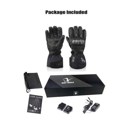 Snow Deer 12V Waterproof Heated Motorcycle Gloves