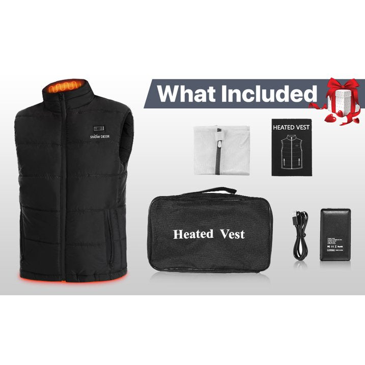 Load image into Gallery viewer, SNOW DEER Heated Vest for Women Men, Heated Jacket Clothing with Battery Pack Included Electric Heating for Hunting Fishing
