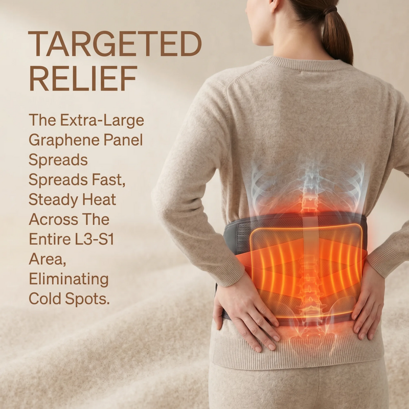 Load image into Gallery viewer, SNOW DEER Lumbar Support Belt with Soothing Warmth, Upgraded Heated Waist Belt with Graphene Heating, 10000mAh Cordless Heated Lumbar Support Wrap with 4 Heat Settings for Daily Comfort, Office, Home
