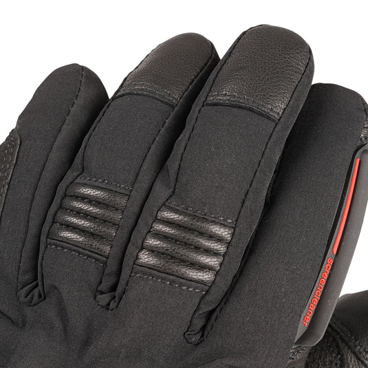 SNOW DEER Heated Gloves for Men Women, Temperature Display Heated Motorcycle Gloves, 2200mAh Rechargeable Battery Winter Gloves for Skiing Motorcycle Cycling Fishing Hunting