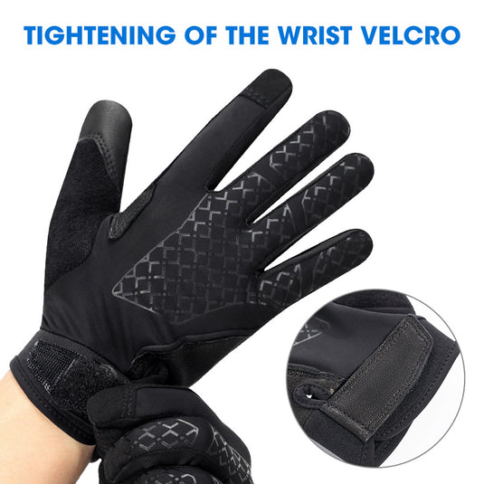SNOW DEER Workout Gloves, Full Finger Padded Palm Weight Lifting Gym Gloves for Men & Women, Touch Screen Fingertips Washable Grip Gloves
