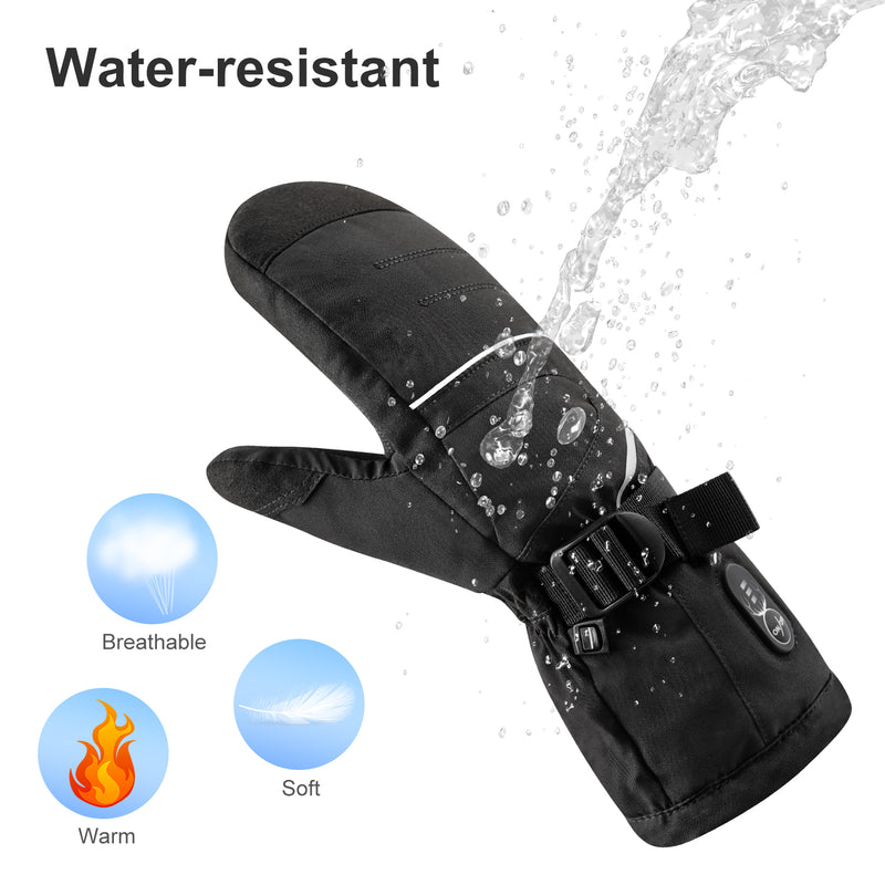 Load image into Gallery viewer, SNOW DEER Heated Gloves for Men Women, Electric Glove Rechargeable Battery Heated Hand for Motorcycle Biking Hunting Arthritis Skiing Working
