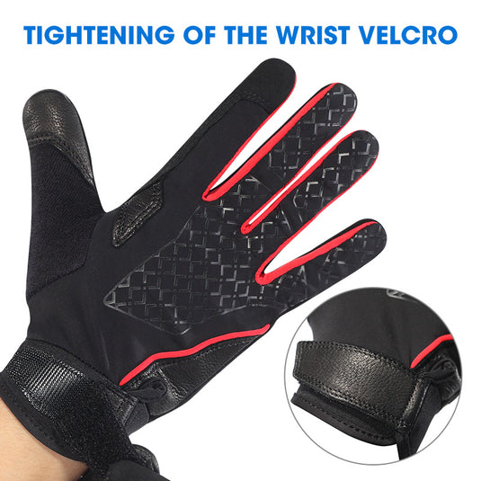 SNOW DEER Workout Gloves, Full Finger Padded Palm Weight Lifting Gym Gloves for Men & Women, Touch Screen Fingertips Washable Grip Gloves