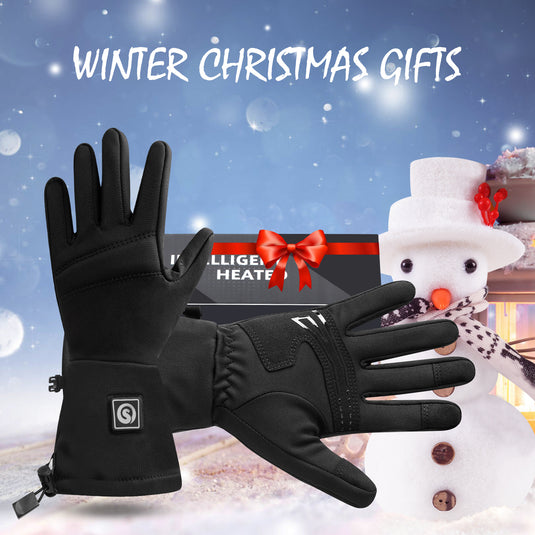 SNOW DEER Heated Gloves for Women Men Rechargeable Waterproof,Glove Liners Ski Snow Gloves for Cold Weather Winter Hand Warmers