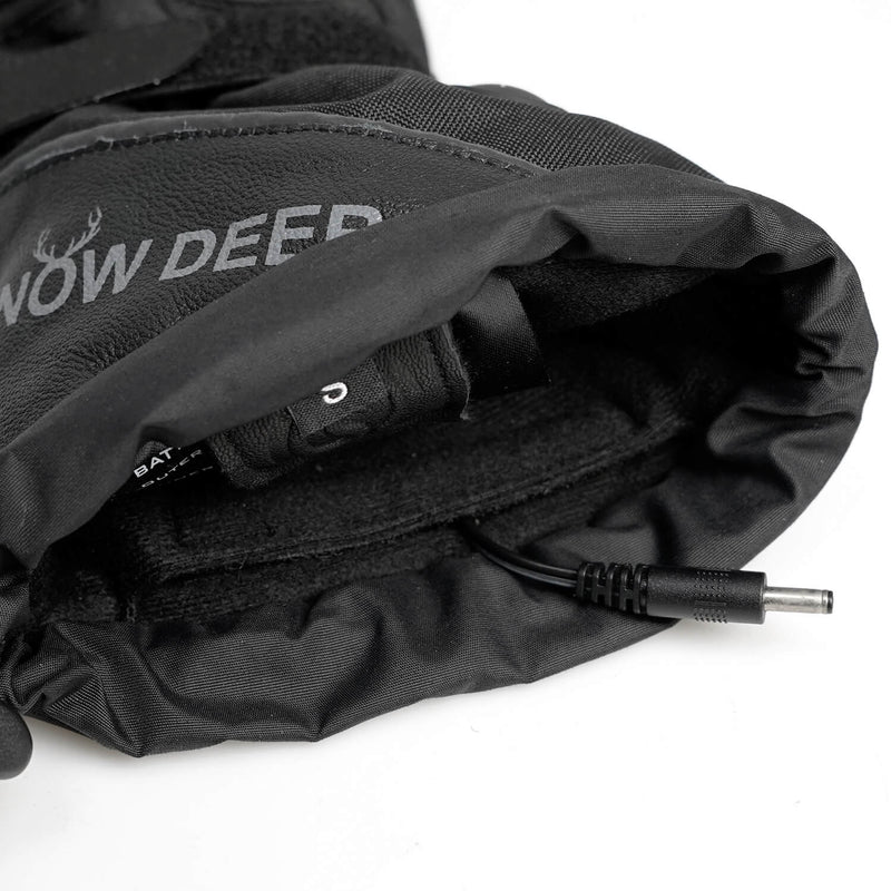 Load image into Gallery viewer, SNOW DEER Sheepskin Heated Motorcycle Gloves
