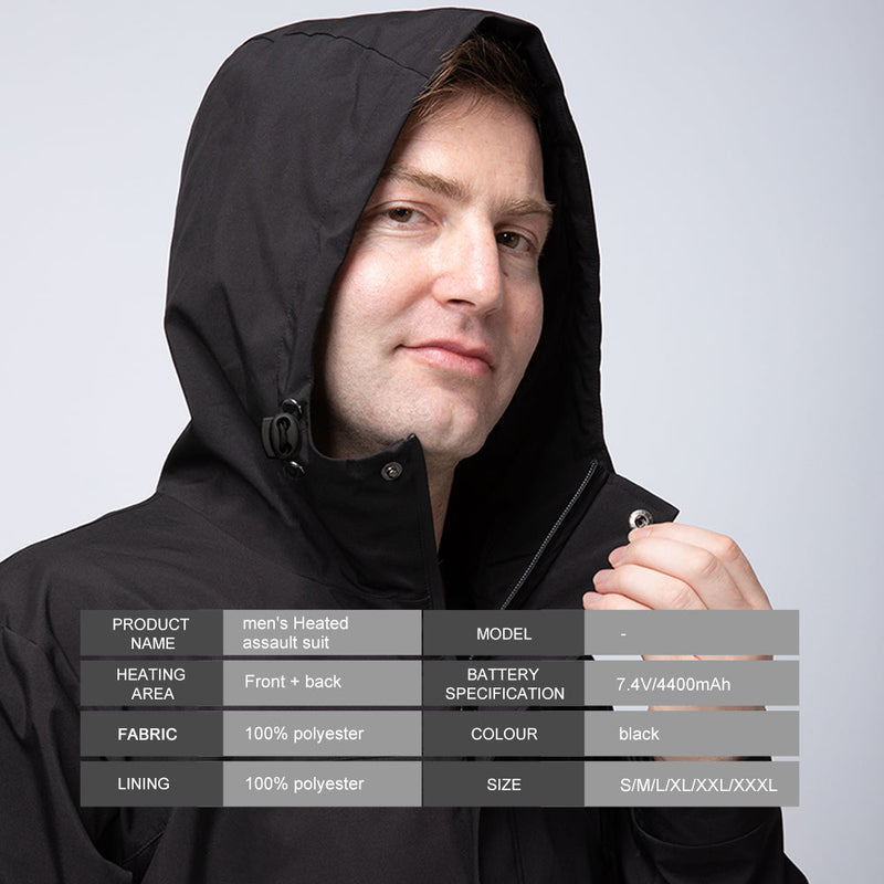 Load image into Gallery viewer, Snow Deer 7.4V Men&#39;s Waterproof Battery Heated Jackets
