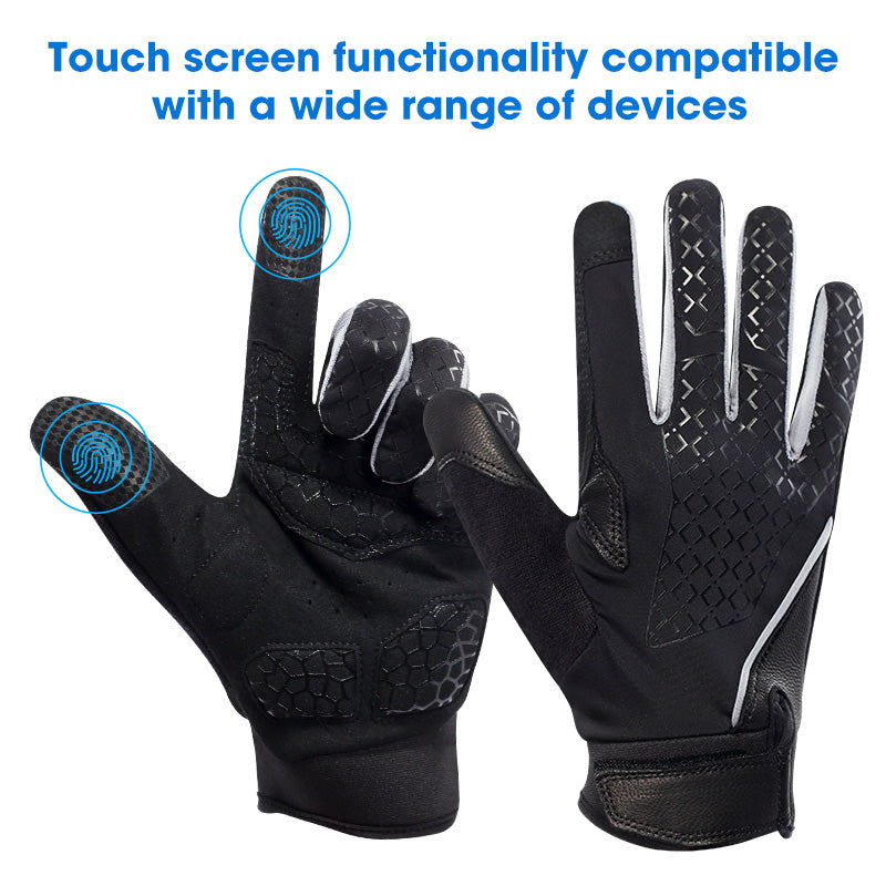 Load image into Gallery viewer, SNOW DEER Workout Gloves, Full Finger Padded Palm Weight Lifting Gym Gloves for Men &amp; Women, Touch Screen Fingertips Washable Grip Gloves

