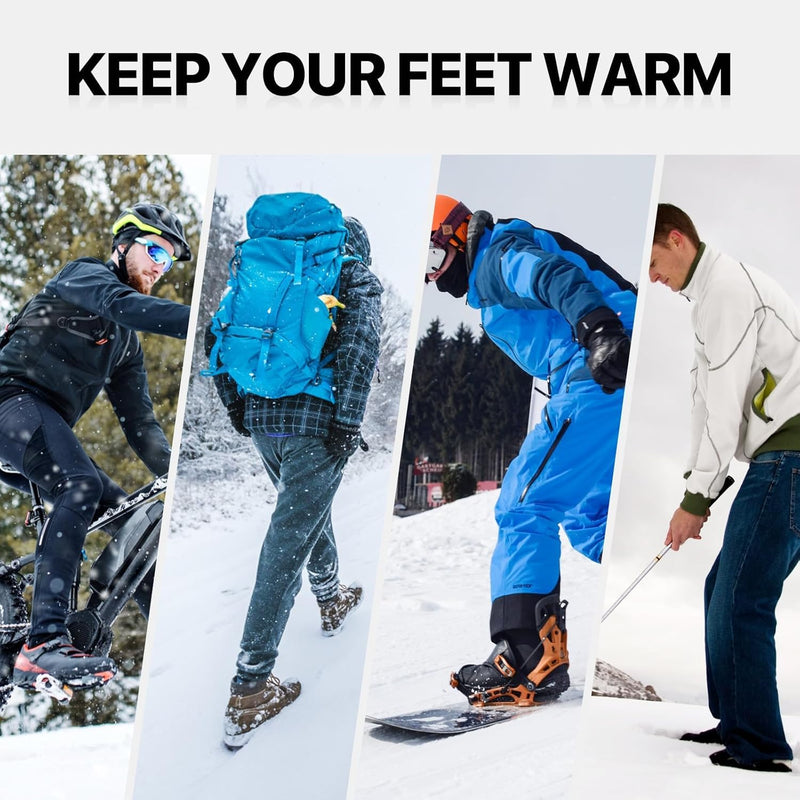 Load image into Gallery viewer, SNOW DEER Heated Socks for Men Women, Rechargeable Electric Socks for Cold Feet
