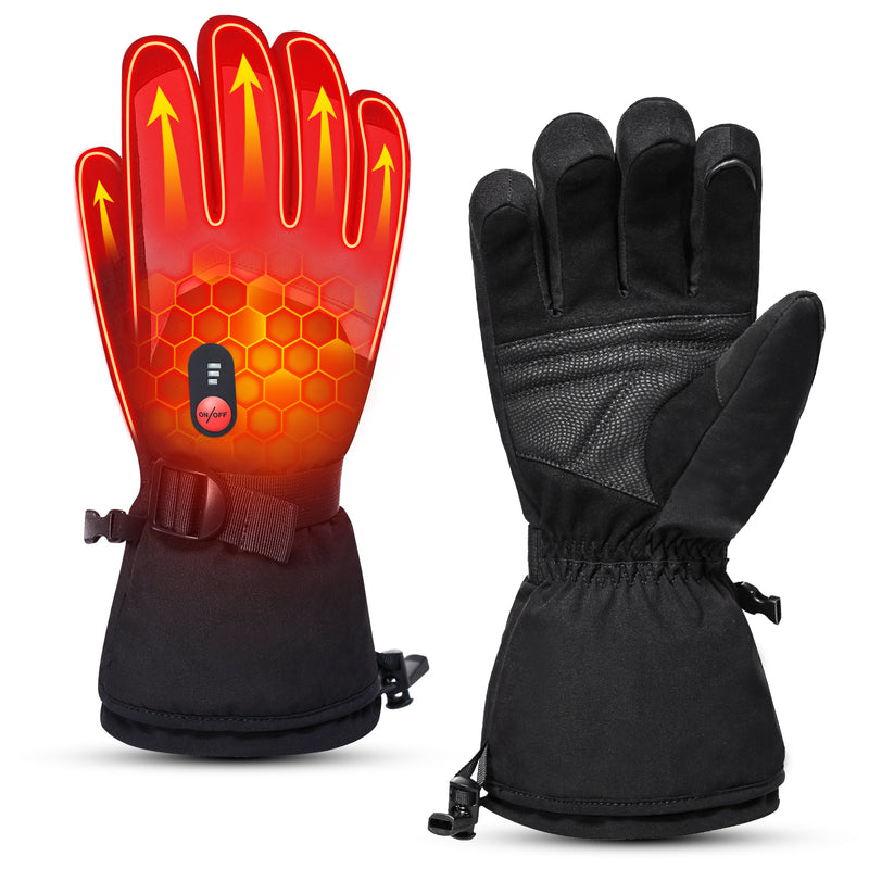 Load image into Gallery viewer, Snow Deer Gloves for Men Women, Rechargeable Electric Heated Gloves ,Heated Skiing Gloves and Snowboarding Gloves
