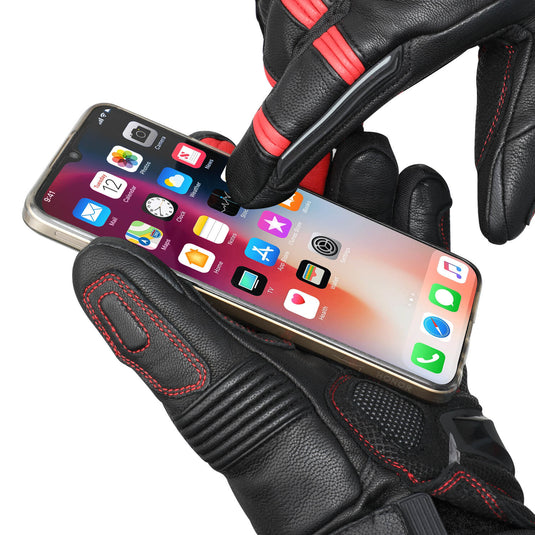 Snow Deer Bluetooth  Battery Heated Motorcycle Gloves