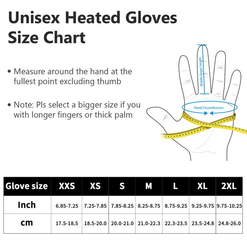 Load image into Gallery viewer, SNOW DEER Heated Gloves for Men Women, Electric Glove Rechargeable Battery Heated Hand for Motorcycle Biking Hunting Arthritis Skiing Working
