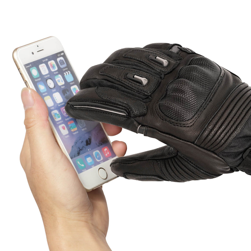 Load image into Gallery viewer, SNOW DEER Sheepskin Heated Motorcycle Gloves
