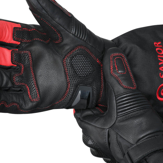 Snow Deer Bluetooth  Battery Heated Motorcycle Gloves