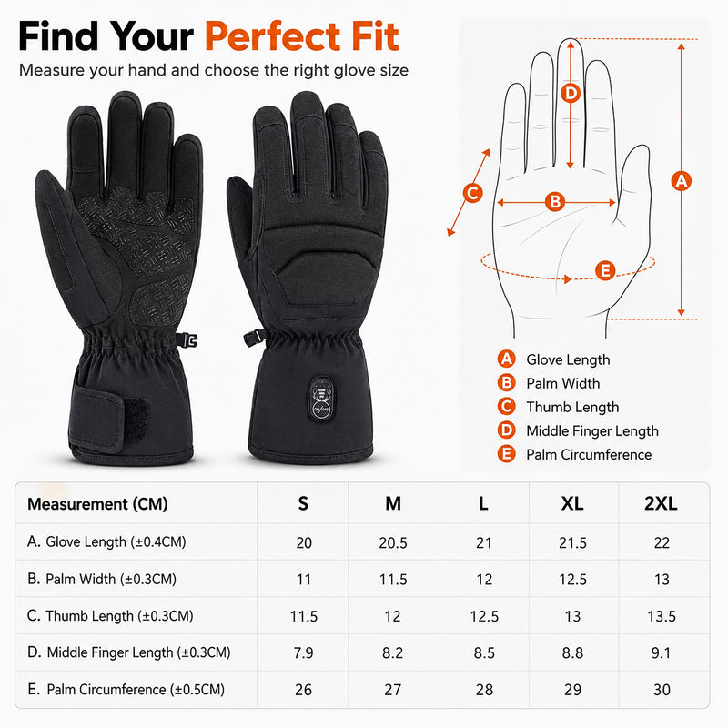 Load image into Gallery viewer, SNOW DEER Heated Work Gloves for Men Women,7.4V Rechargeable Electric Gloves,3M Thinsulate,Touch Screen Waterproof for Construction Warehouse Cycling Winter Outdoor Work
