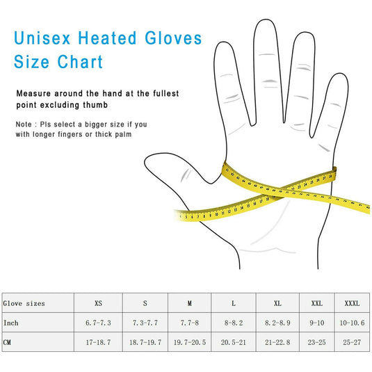 SNOW DEER Heated Mittens Gloves Men Women - 7.4V 2200MAH Electric Rechargeable Battery Gloves for Winter Skiing Skating Snow Camping Hiking Heated Hand Warmer Gloves
