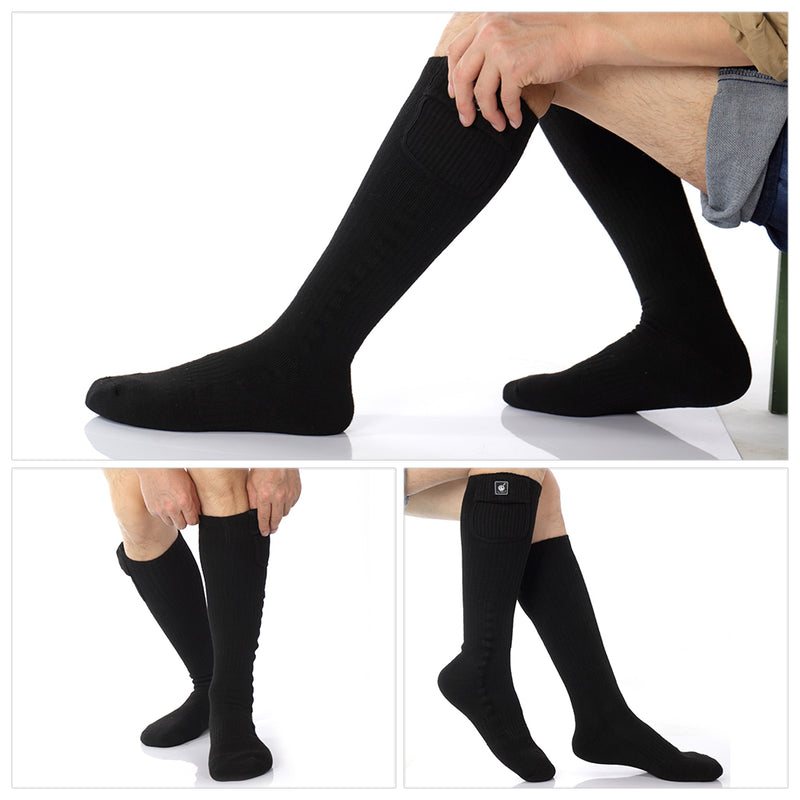 Load image into Gallery viewer, SNOW DEER Men Women Heated Socks For Motorcycle &amp; Cycling
