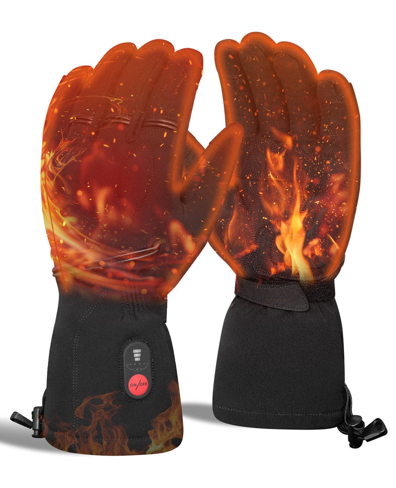 Load image into Gallery viewer, SNOWYES Heated Motorcycle Gloves - 7.4V 2200mAh Electric Winter Gear for Men &amp; Women, Rechargeable for Motorcycle Commuting, Touring, Skiing &amp; Outdoor, Windproof &amp; Water-Resistant, Touchscreen Design
