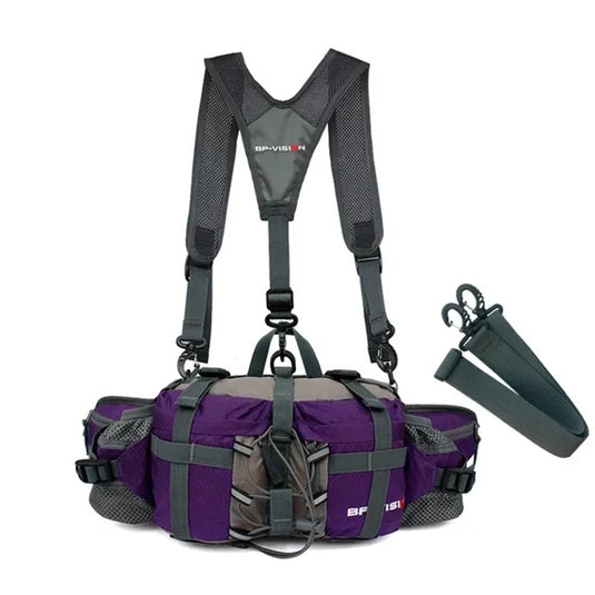 Portable Outdoor Sports Waist Pack 5L Waterproof Hiking Shoulder Bag Cycle Camping Travel Men Women Unisex Waterproof Waist Bag