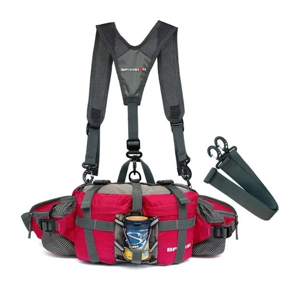 Load image into Gallery viewer, Portable Outdoor Sports Waist Pack 5L Waterproof Hiking Shoulder Bag Cycle Camping Travel Men Women Unisex Waterproof Waist Bag
