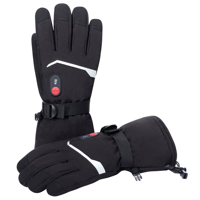 Load image into Gallery viewer, Snow Deer Heated Gloves, Unisex Rechargeable Battery Powered Electric Heating Glove for Winter Outdoor Working Snow Ski Snowboarding Hunting Snowmobiling Motorcycle Riding
