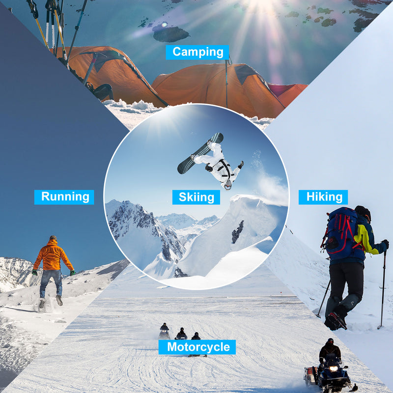 Load image into Gallery viewer, Snow Deer Heated Gloves, Unisex Rechargeable Battery Powered Electric Heating Glove for Winter Outdoor Working Snow Ski Snowboarding Hunting Snowmobiling Motorcycle Riding
