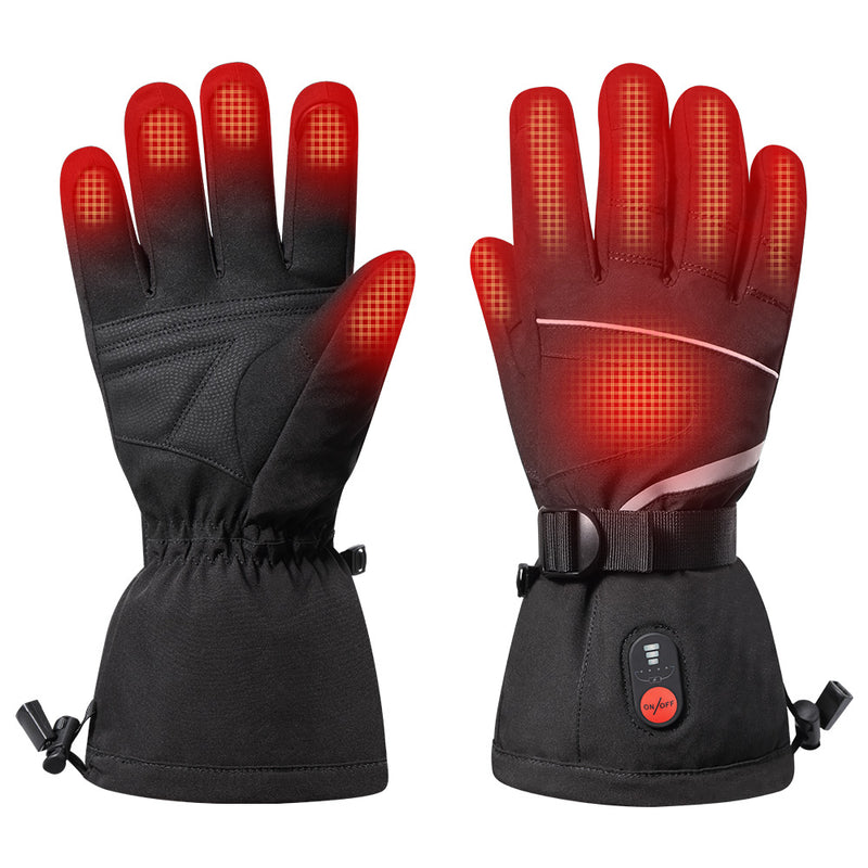 Load image into Gallery viewer, SNOW DEER Heated Gloves - Unisex Winter Ski Gloves with Rechargeable Electric Heating for Skiing, Snowboarding, Snow Hiking, Hunting &amp; Outdoor Activities
