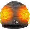 SNOW DEER Battery Heated Beanie Hat,Electric Rechargeable Warm Winter Heated Fleece Cap