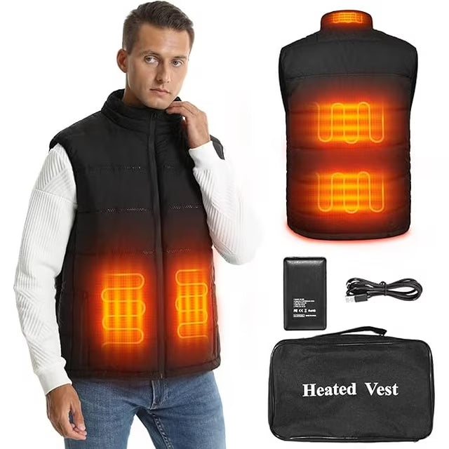 Load image into Gallery viewer, SNOW DEER Heated Vest for Women Men, Heated Jacket Clothing with Battery Pack Included Electric Heating for Hunting Fishing
