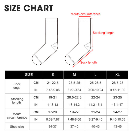SNOW DEER Heated Socks, Rechargeable Electric Socks with 3 Heat Settings, 10 Hours Heating time Winter Foot Warmers with Large Capacity Batteries for Men/Women