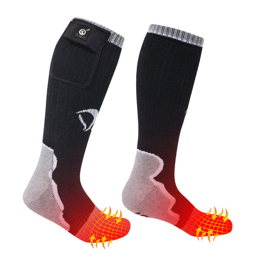 Savior Heat Socks with Rechargeable Battery Winter Outdoor Thermal Cotton Sock