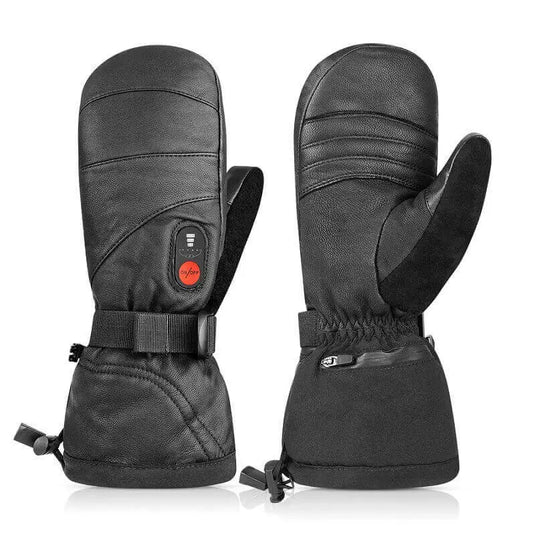 Savior Heated Leather Mittens 