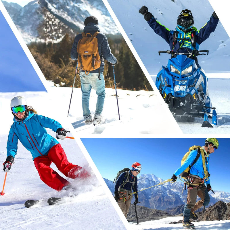 Load image into Gallery viewer, SNOW DEER Heated Gloves for Men Women - Electric Rechargeable Battery Heated Motorcycle Gloves,Winter Waterproof Warm Gloves Skiing Snowmobile Hands Gloves Best Gift
