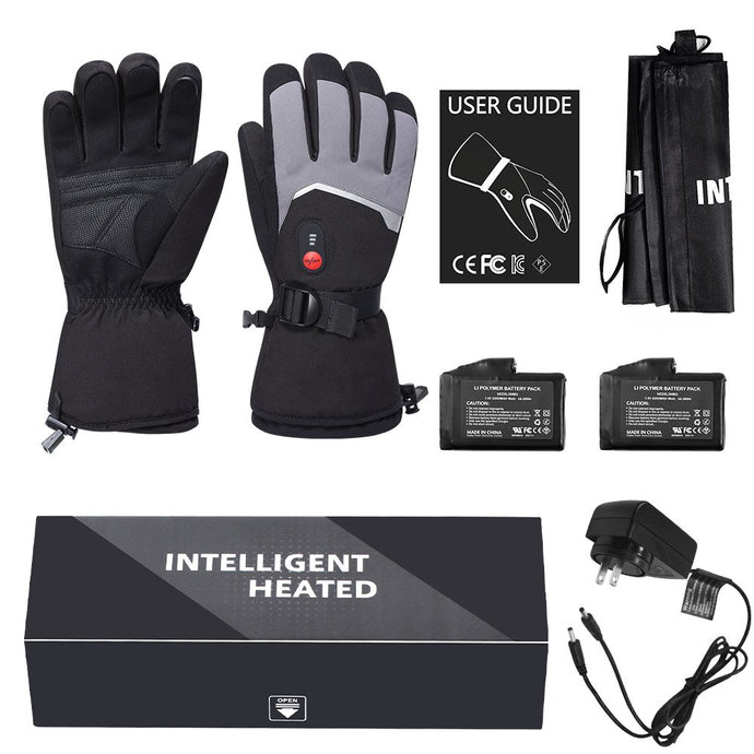 Snow Deer Gloves for Men Women, Rechargeable Electric Heated Gloves ,Heated Skiing Gloves and Snowboarding Gloves